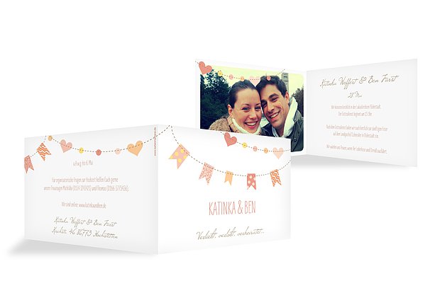 Hochzeitseinladung "Festive"