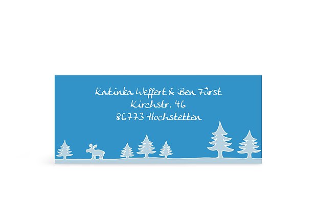 Adressaufkleber "Elch"