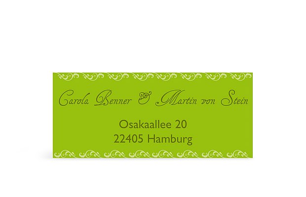 Absenderaufkleber "Klassik"