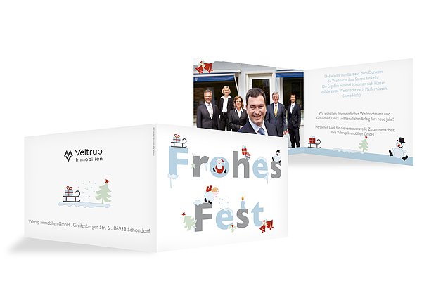 Weihnachtskarten "Bunte Weihnacht"