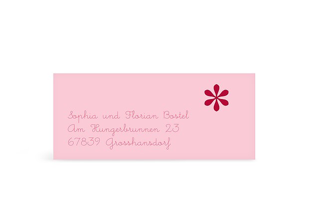 Adressaufkleber "Blütenzauber"
