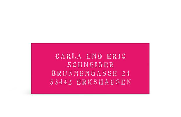 Adressaufkleber "Ich bin da"