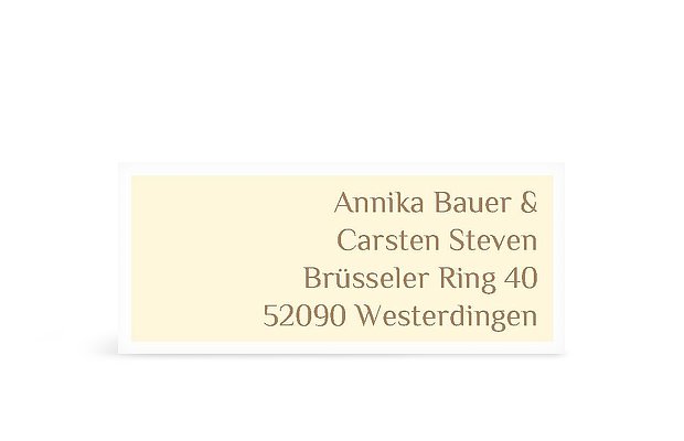 Absenderaufkleber "Farbklar"