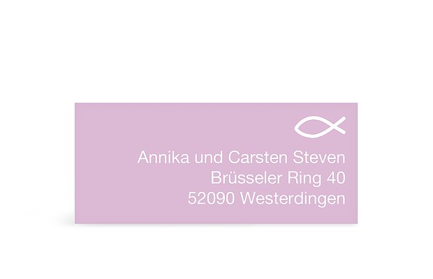 Adressaufkleber "Farblich"