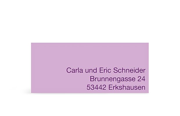 Absenderaufkleber "Wortstark"