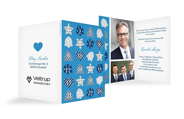 Weihnachtskarten "Adventszeit"