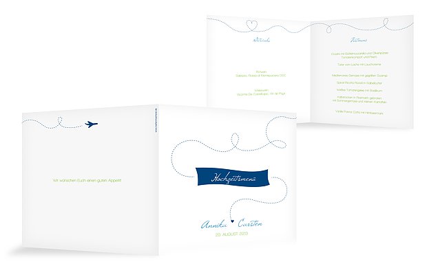 Hochzeitsmenü "Weltenbummler"