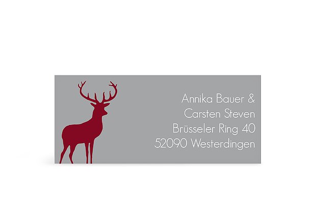 Adressaufkleber „Ornamental“