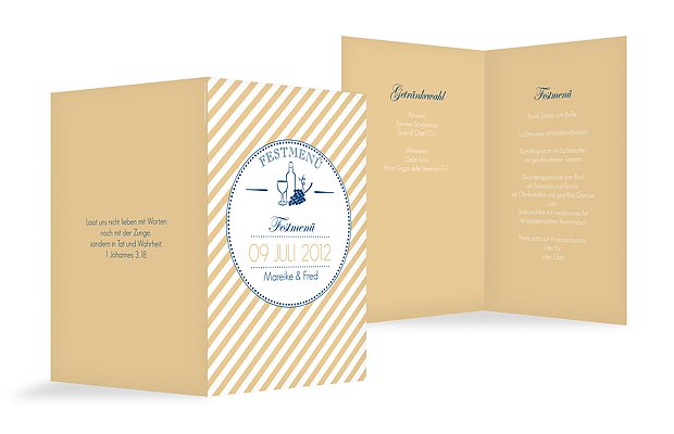 Hochzeitsmenü "Maritim"