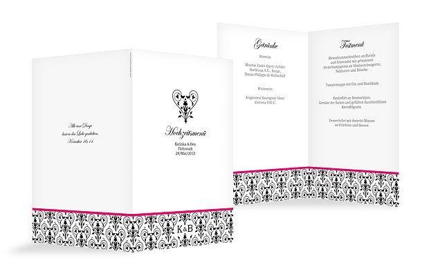 Hochzeitsmenü "Vintage"