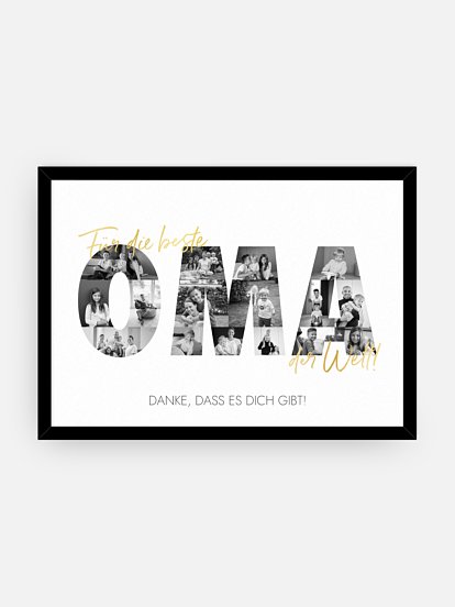 Poster "Bilder für Oma"