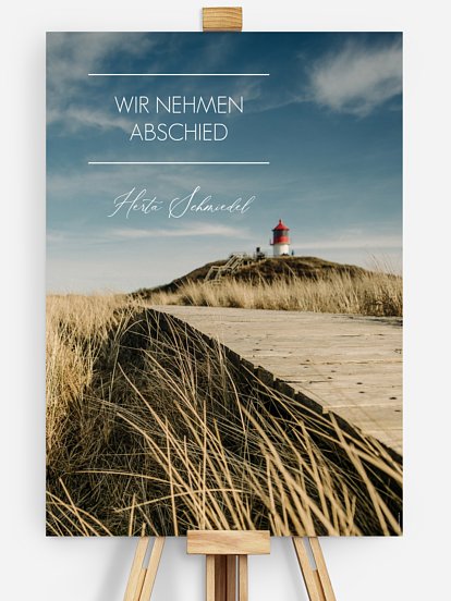 Trauer-Poster "Ostsee"