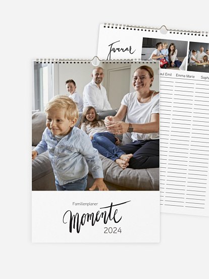 Familienkalender "Modern Lettering"