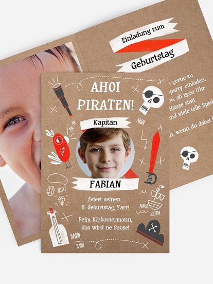 Einladungskarten kindergeburtstag piraten - Der absolute Gewinner unserer Redaktion