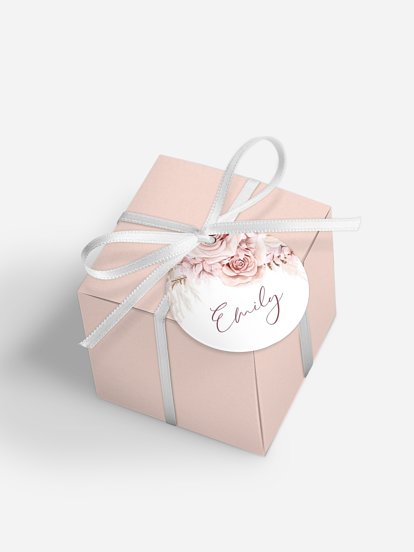 Gastgeschenkbox personalisiert "Blush Bloom"