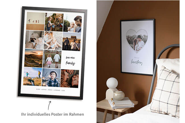 Poster im Rahmen