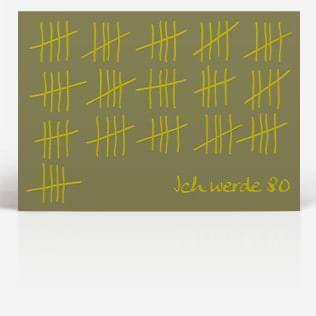 Einladung zum 80. Geburtstag Einladungskarten gestalten