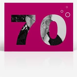 Einladung zum 70. Geburtstag Einladungskarten gestalten