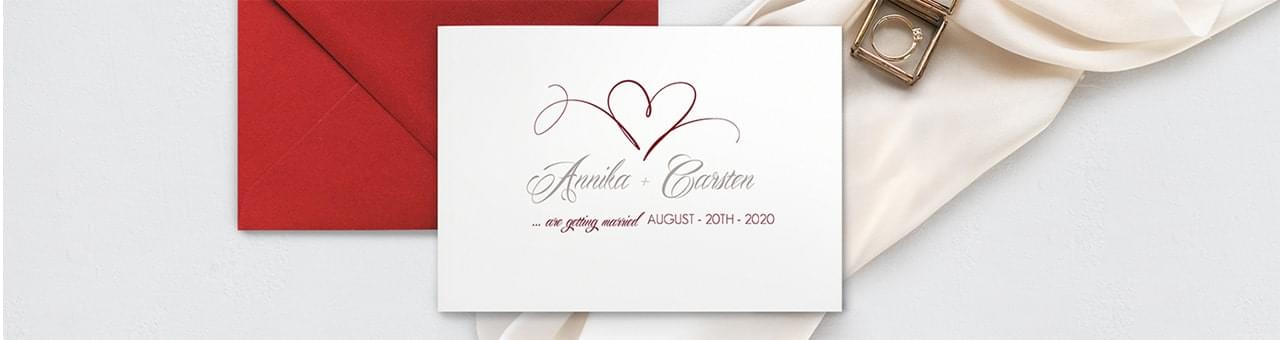 Hochzeitseinladungen klassisch
