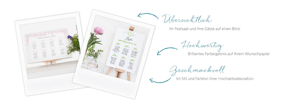 Sitzplan Plakat