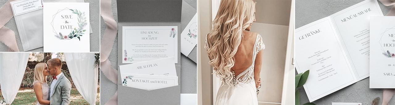 Hochzeitspapeterie Boho Dreams