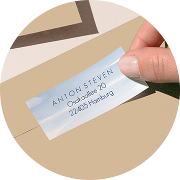 Absenderaufkleber Absenderaufkleber Kommunion