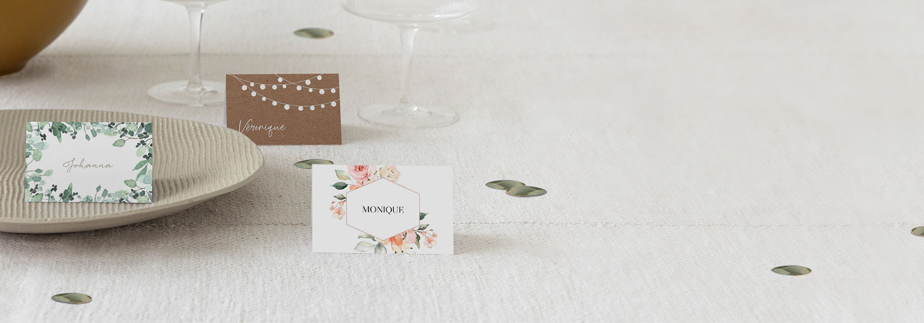 Marque-place anniversaire à personnaliser - la Faireparterie