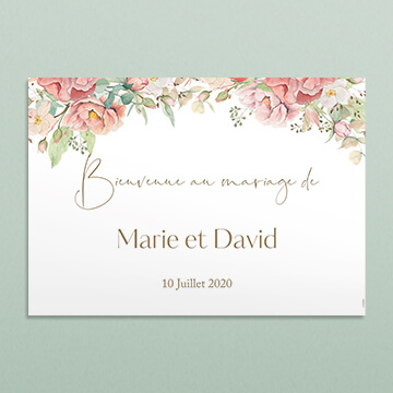 Panneau De Bienvenue Mariage Large Choix Livraison Rapide