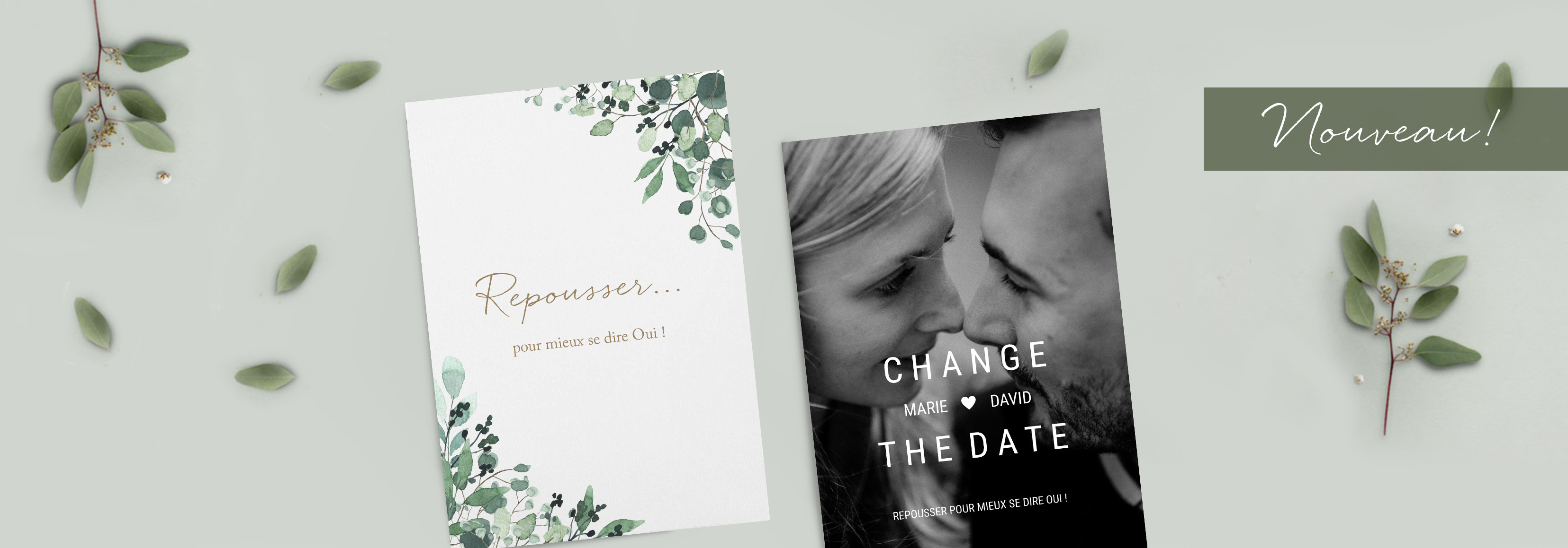 Carte mariage change the date
