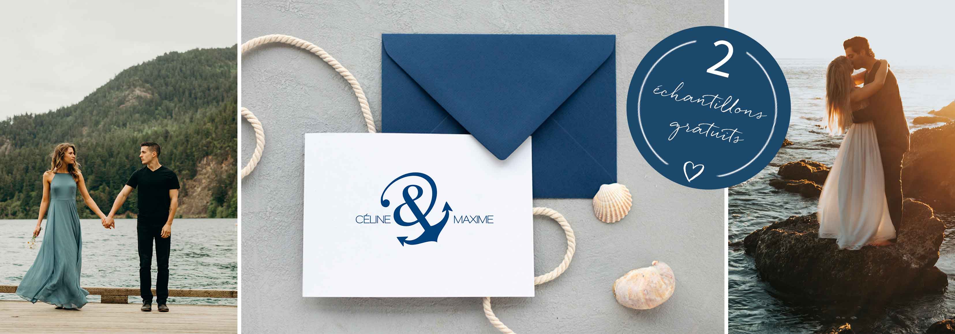 Faire-part mariage voyage