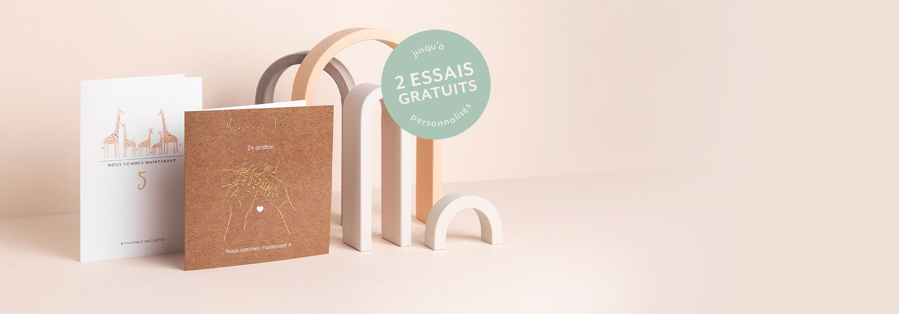 Faire-part frère soeur pour le petit dernier de la famille