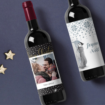 Étiquettes Annonce Grossesse Lot De 5 - Stickers Bouteille Vin "Pas Pour Moi Cette Fois" + Sac