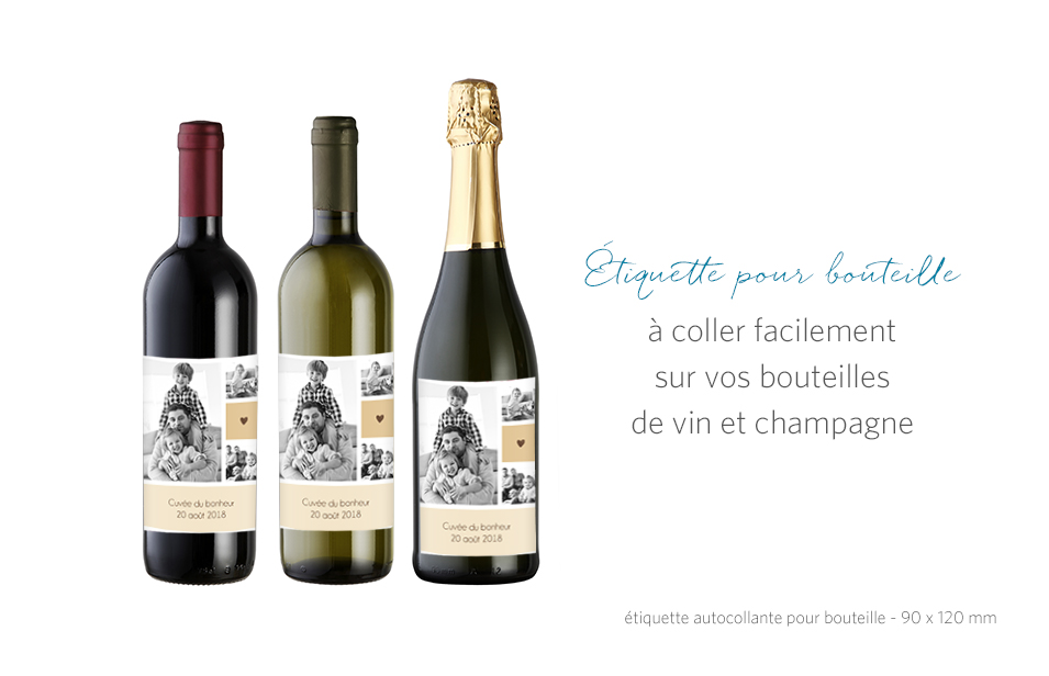 Étiquette bouteille Idylle