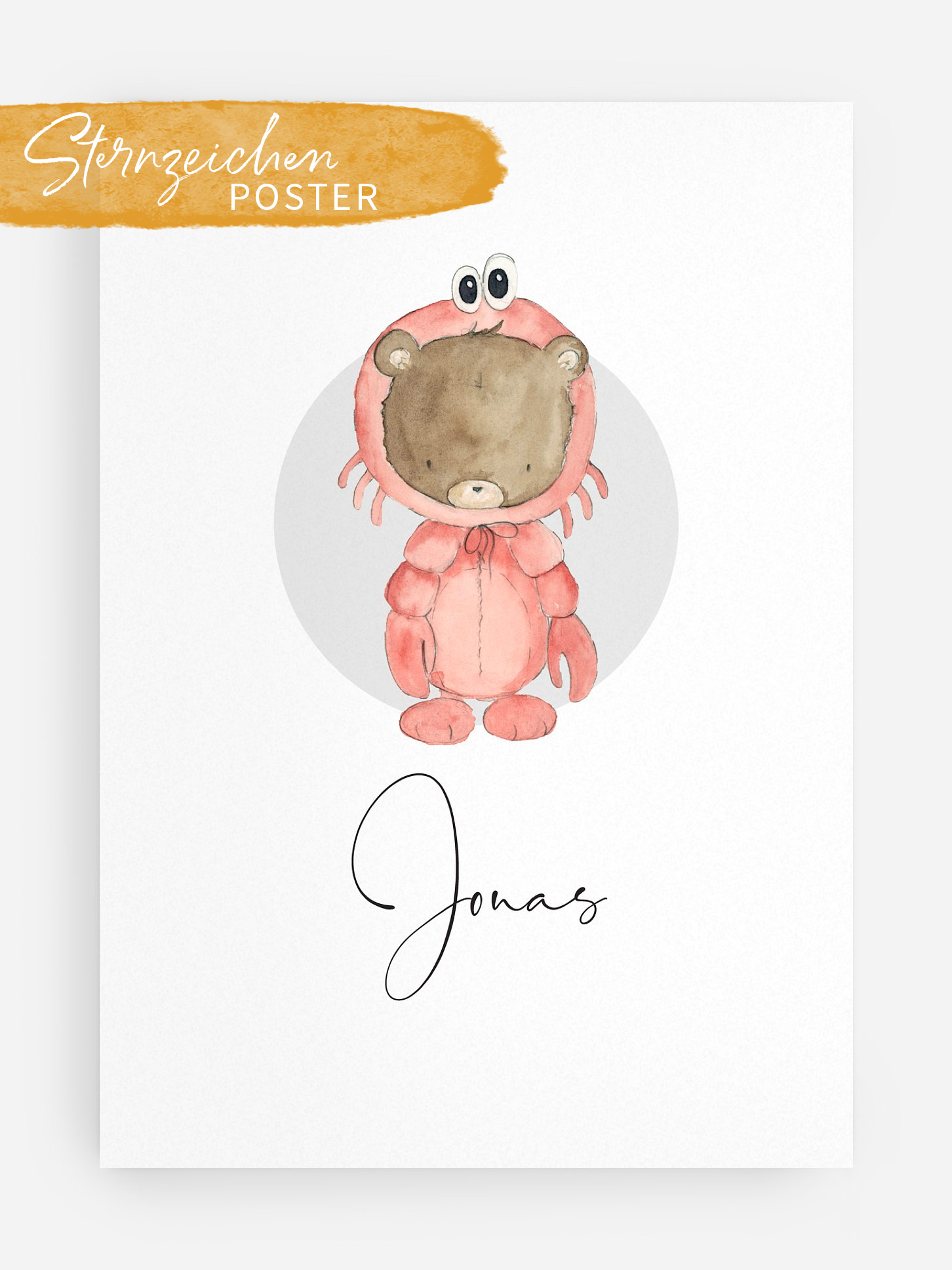 Poster Geburt Sternzeichen