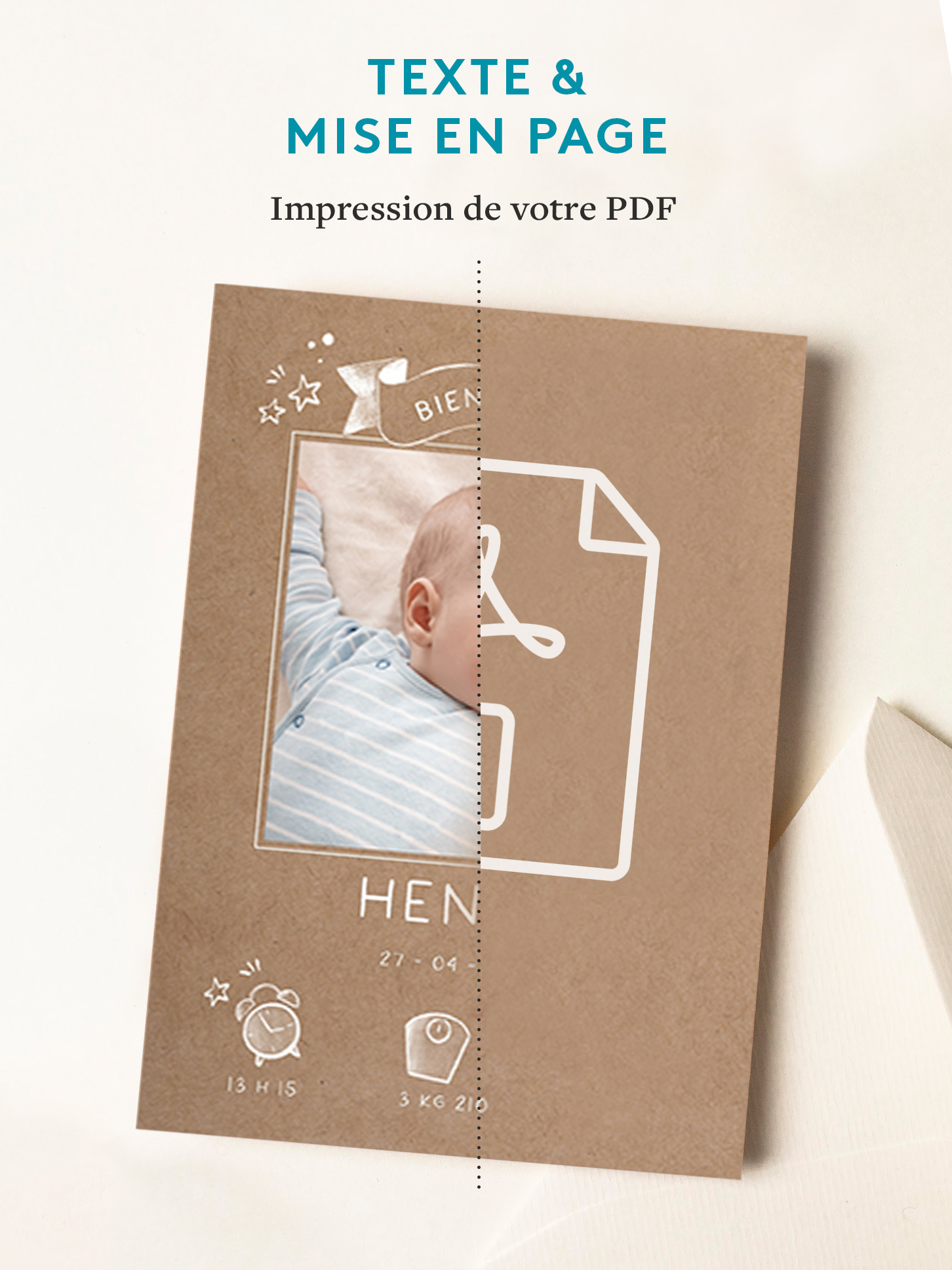 Produit sur mesure Texte & mise en page