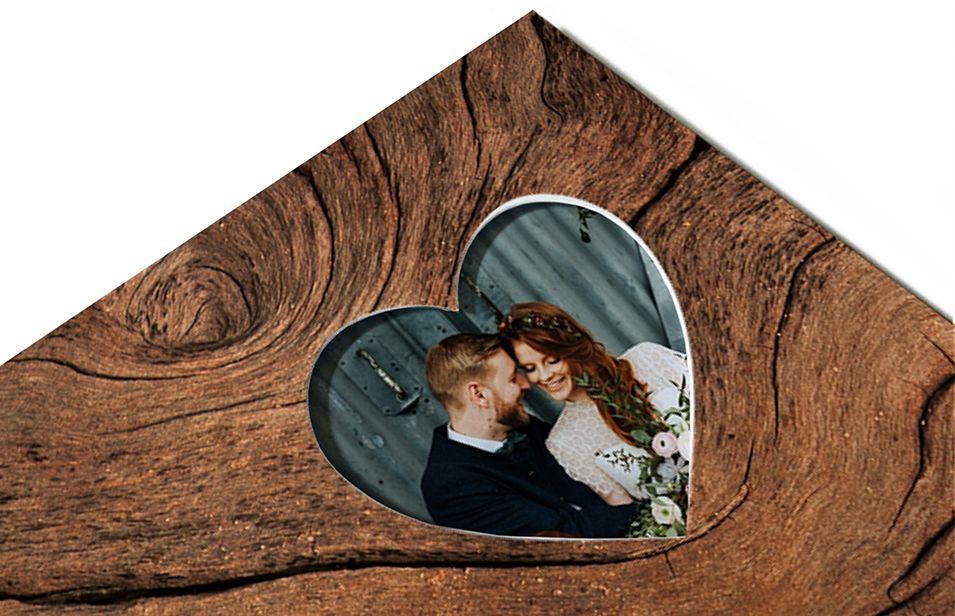Dankeskarte Hochzeit Rustic Bloom
