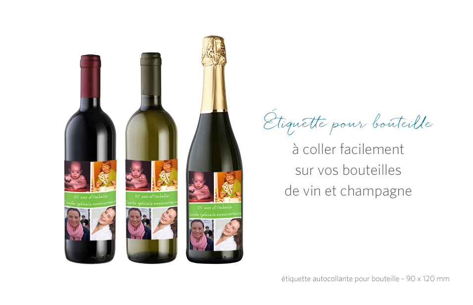Étiquette pour bouteille Belle histoire