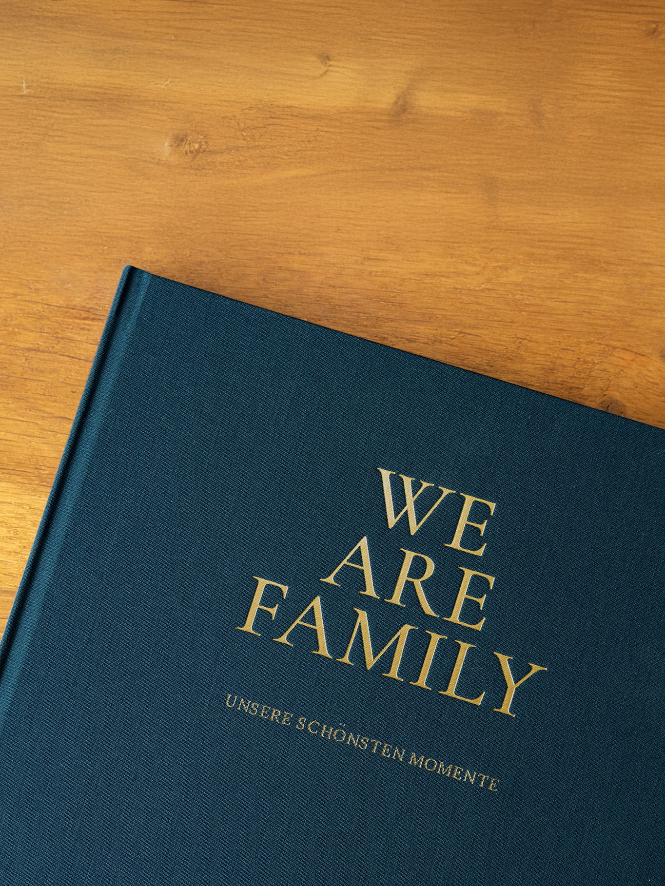 Fotobuch mit Stoffeinband We Are Family
