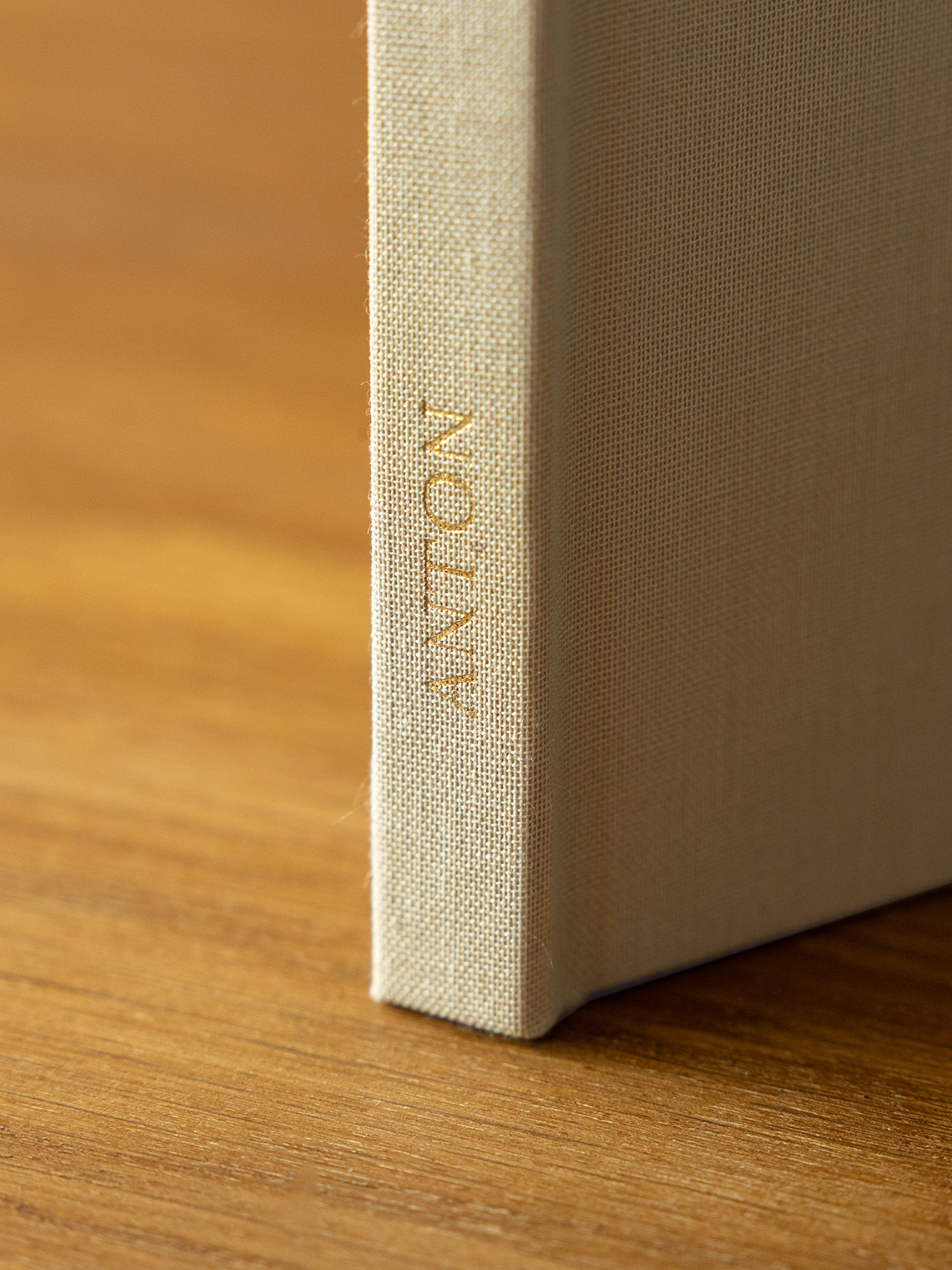 Fotobuch mit Stoffeinband Memories