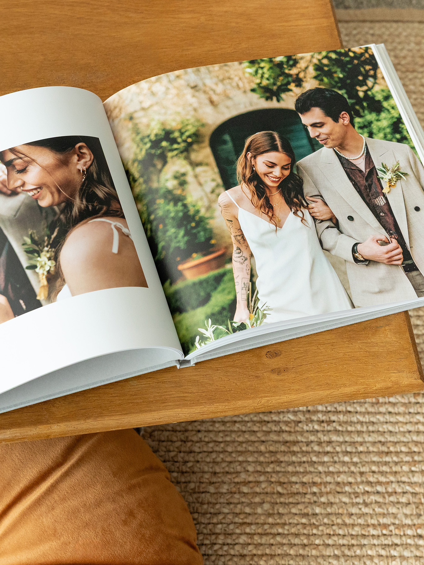 Fotobuch mit Stoffeinband Love Story
