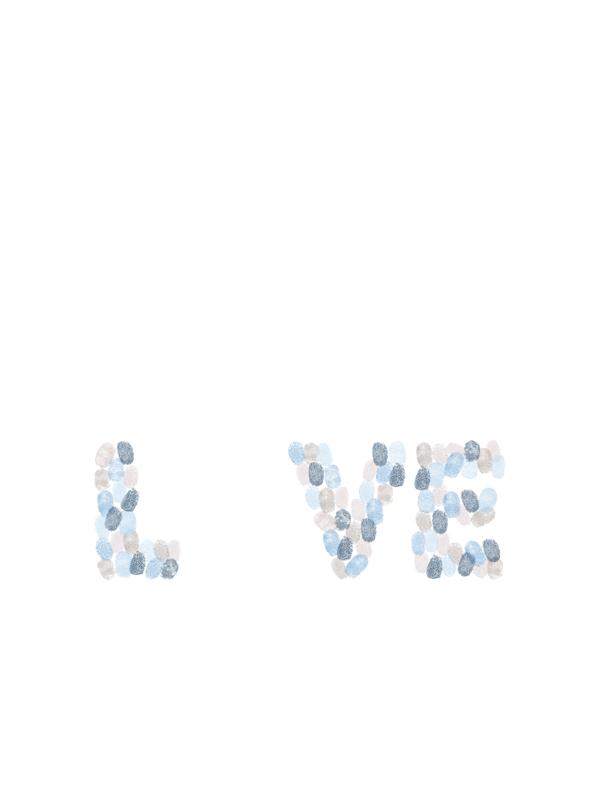 Fingerabdruck-Bilder Loveletters