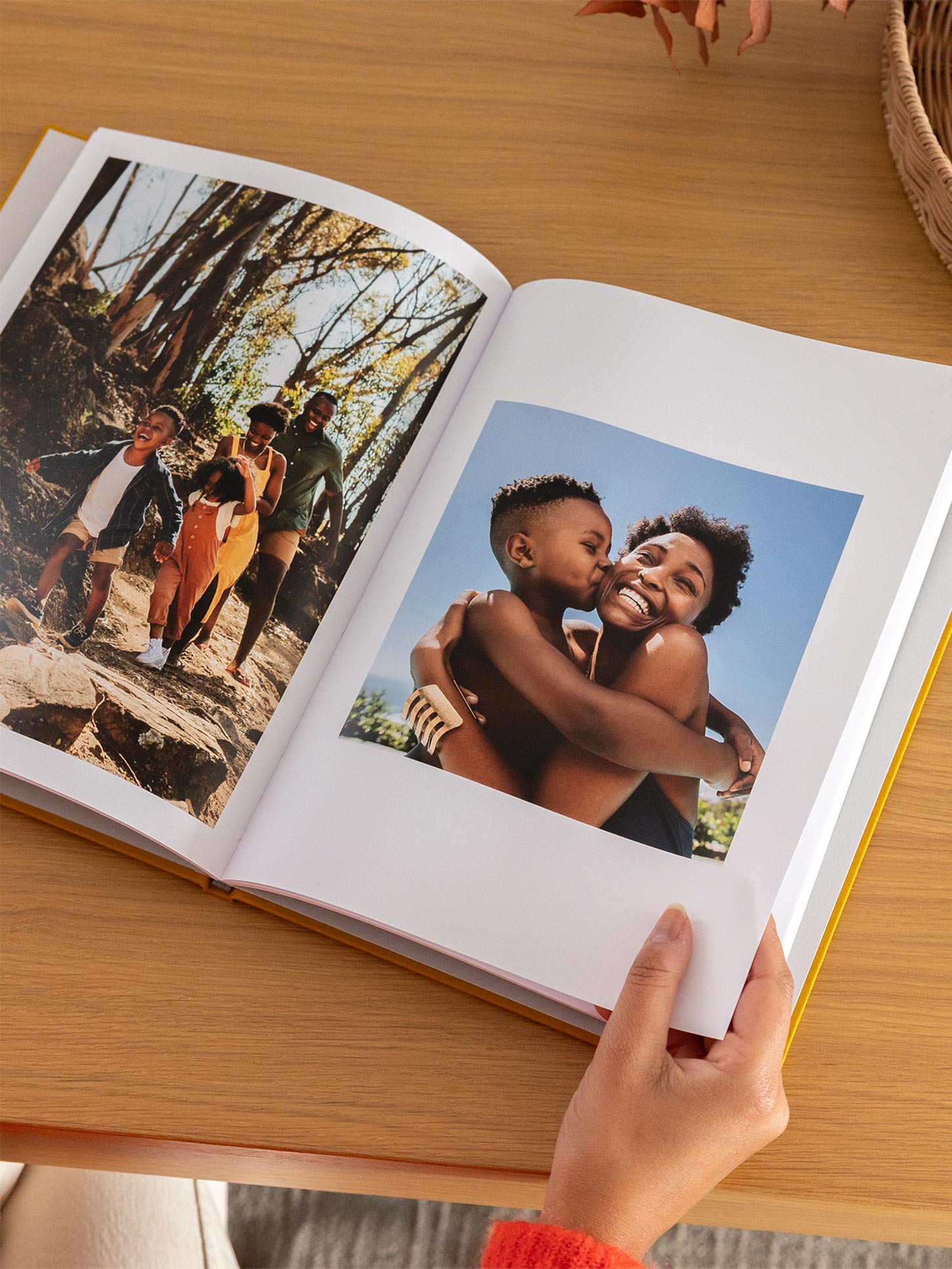 Fotobuch mit Stoffeinband mit Foto