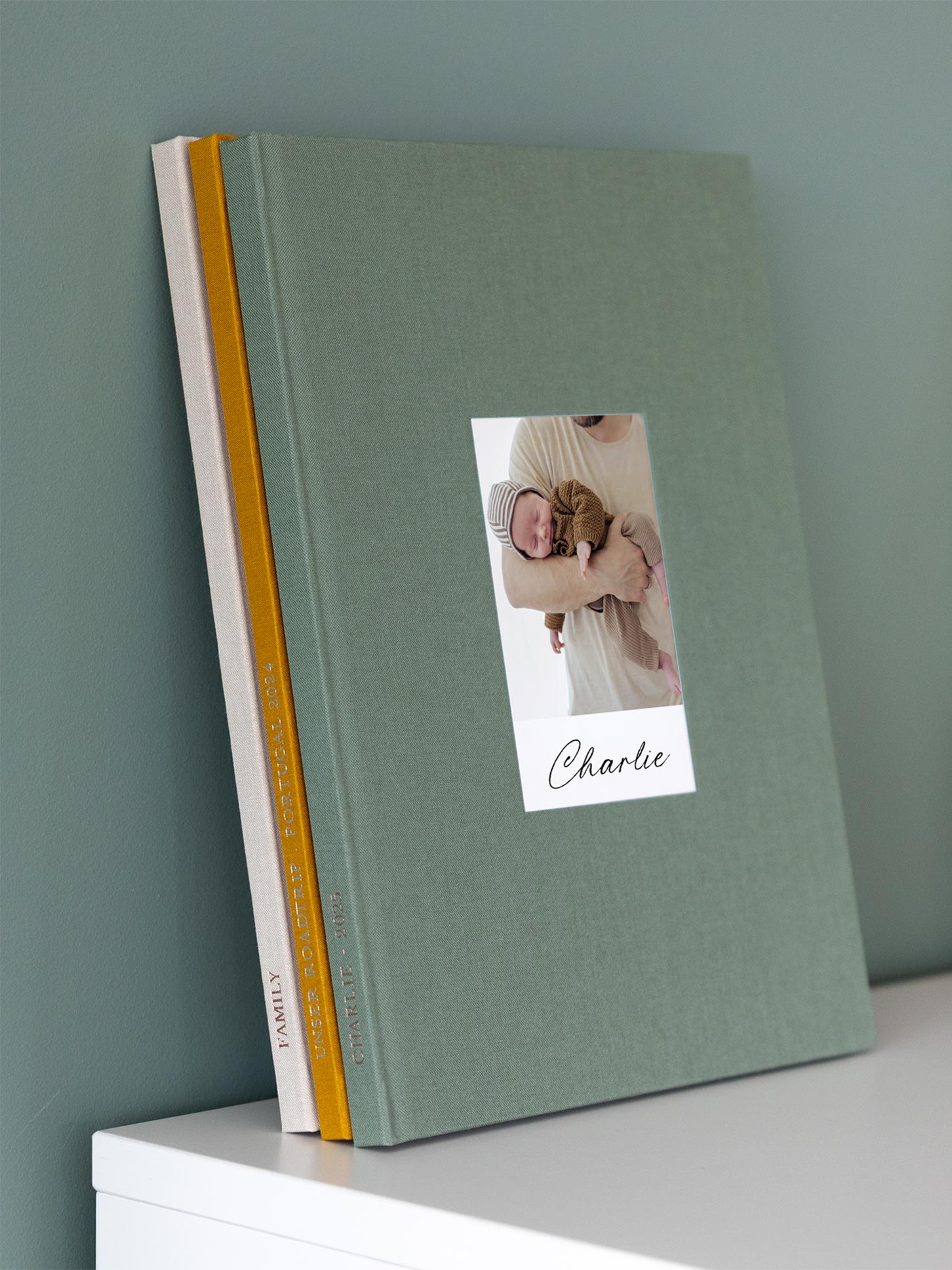 Fotobuch mit Stoffeinband mit Foto