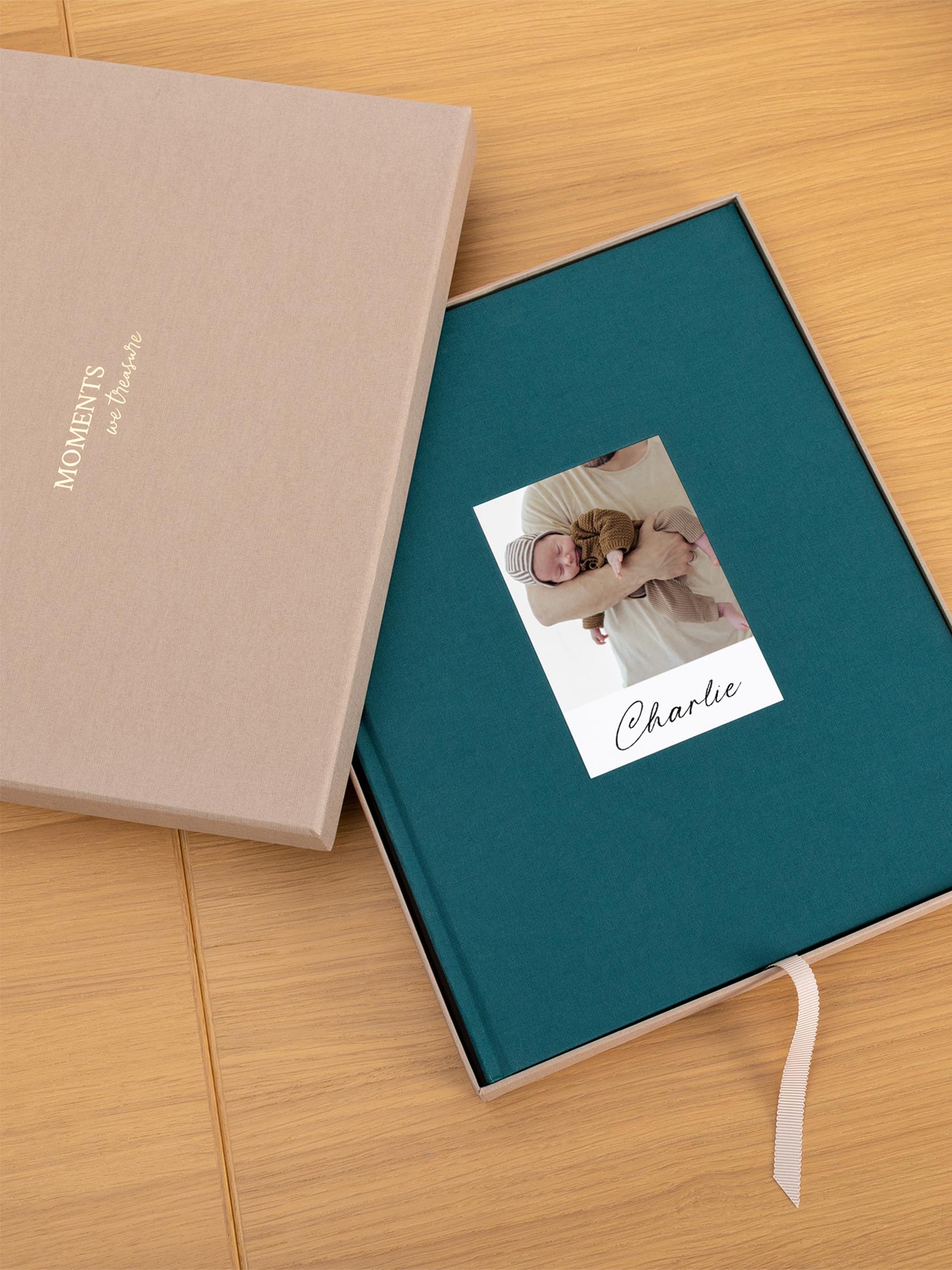 Fotobuch mit Stoffeinband mit Foto