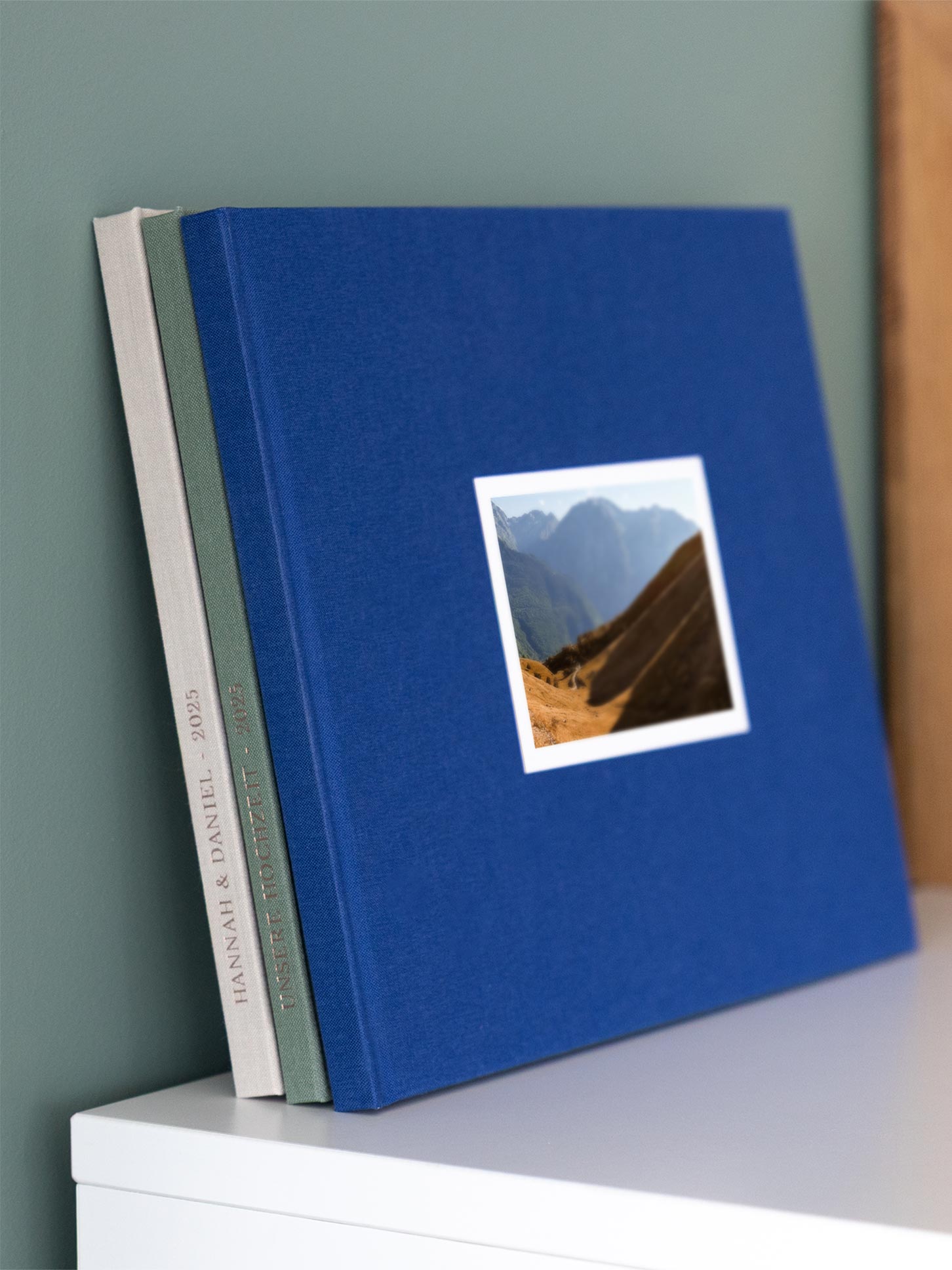 Fotobuch mit Stoffeinband mit Foto