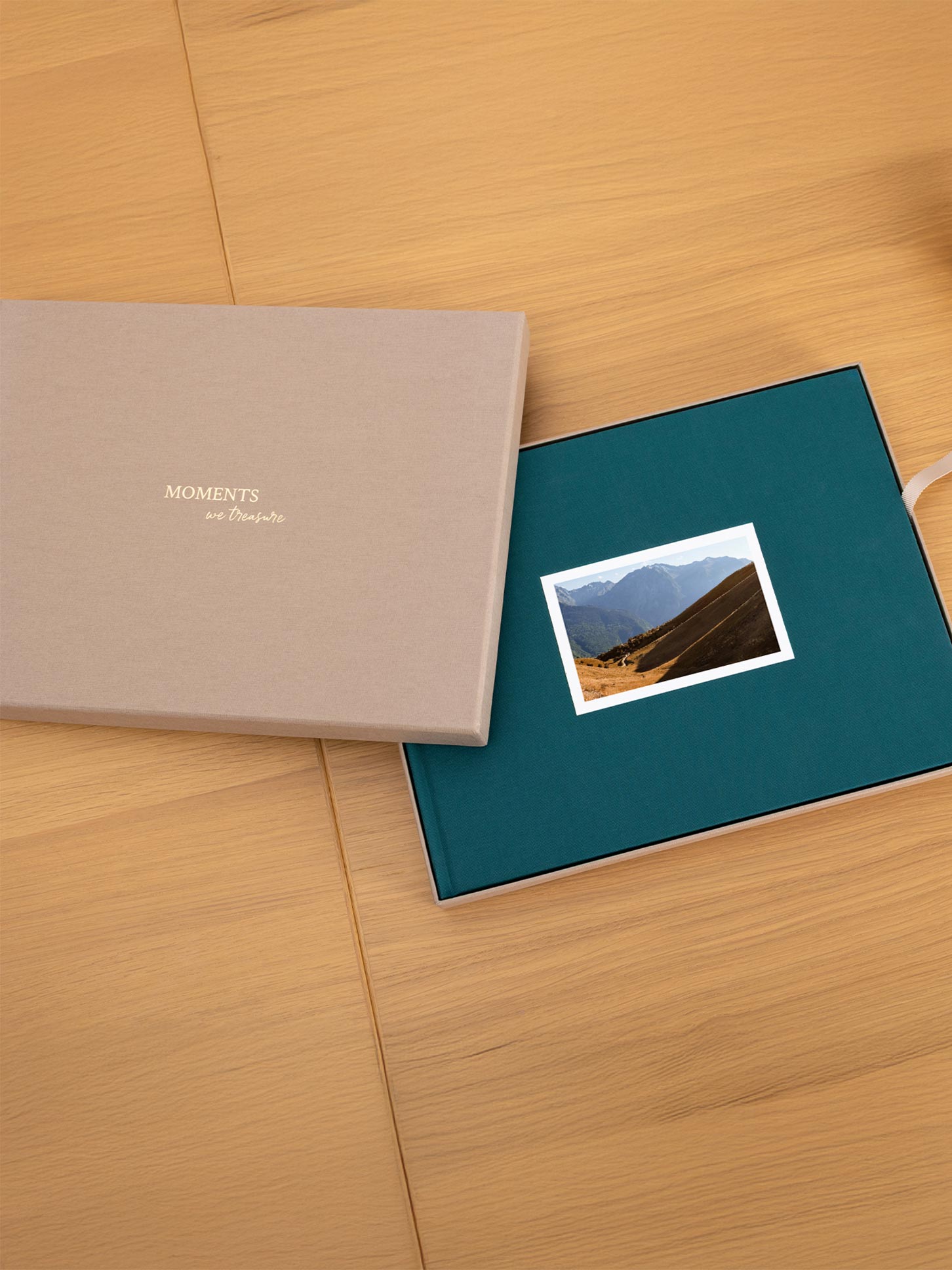 Fotobuch mit Stoffeinband mit Foto