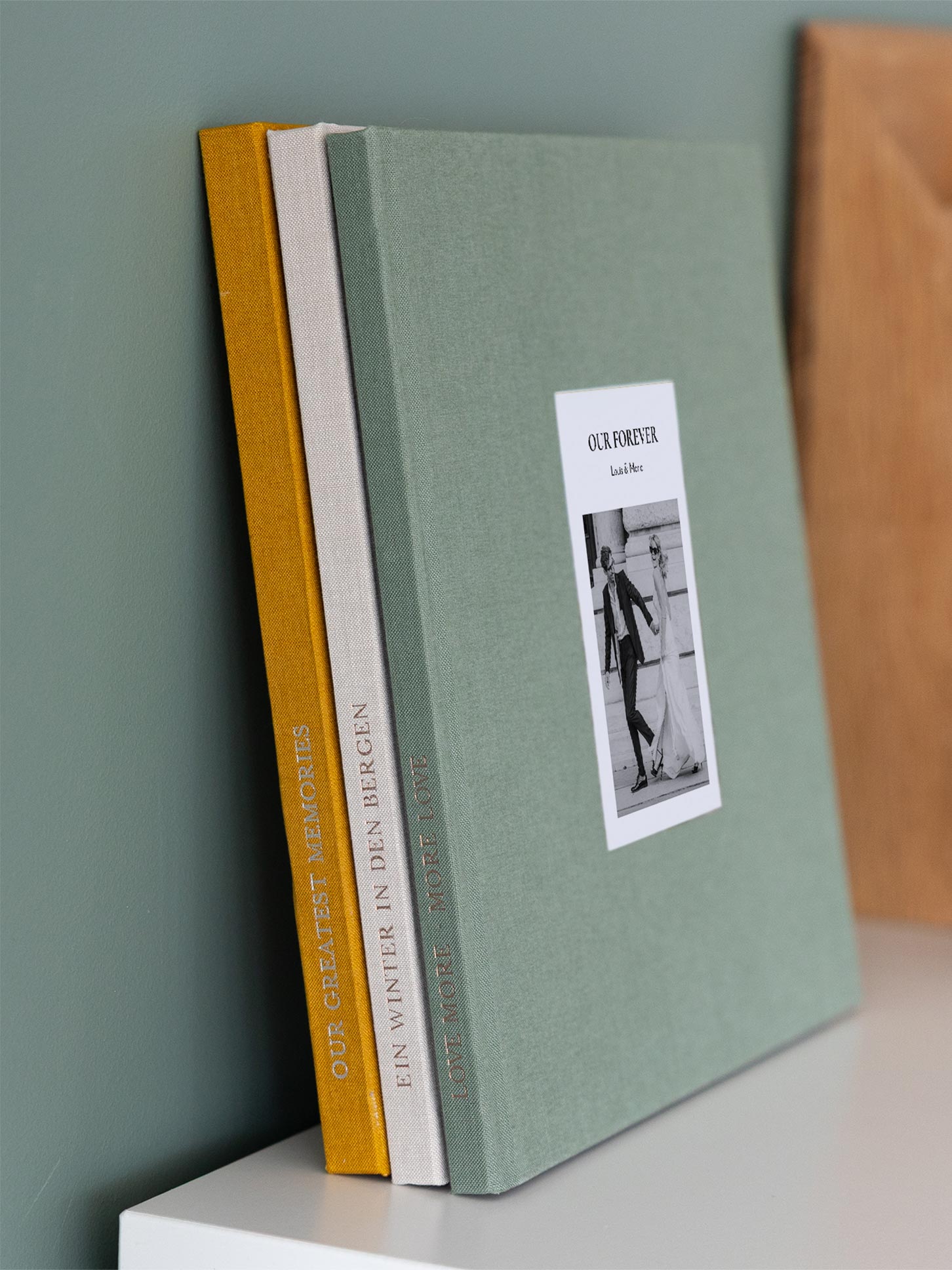 Fotobuch mit Stoffeinband mit Foto