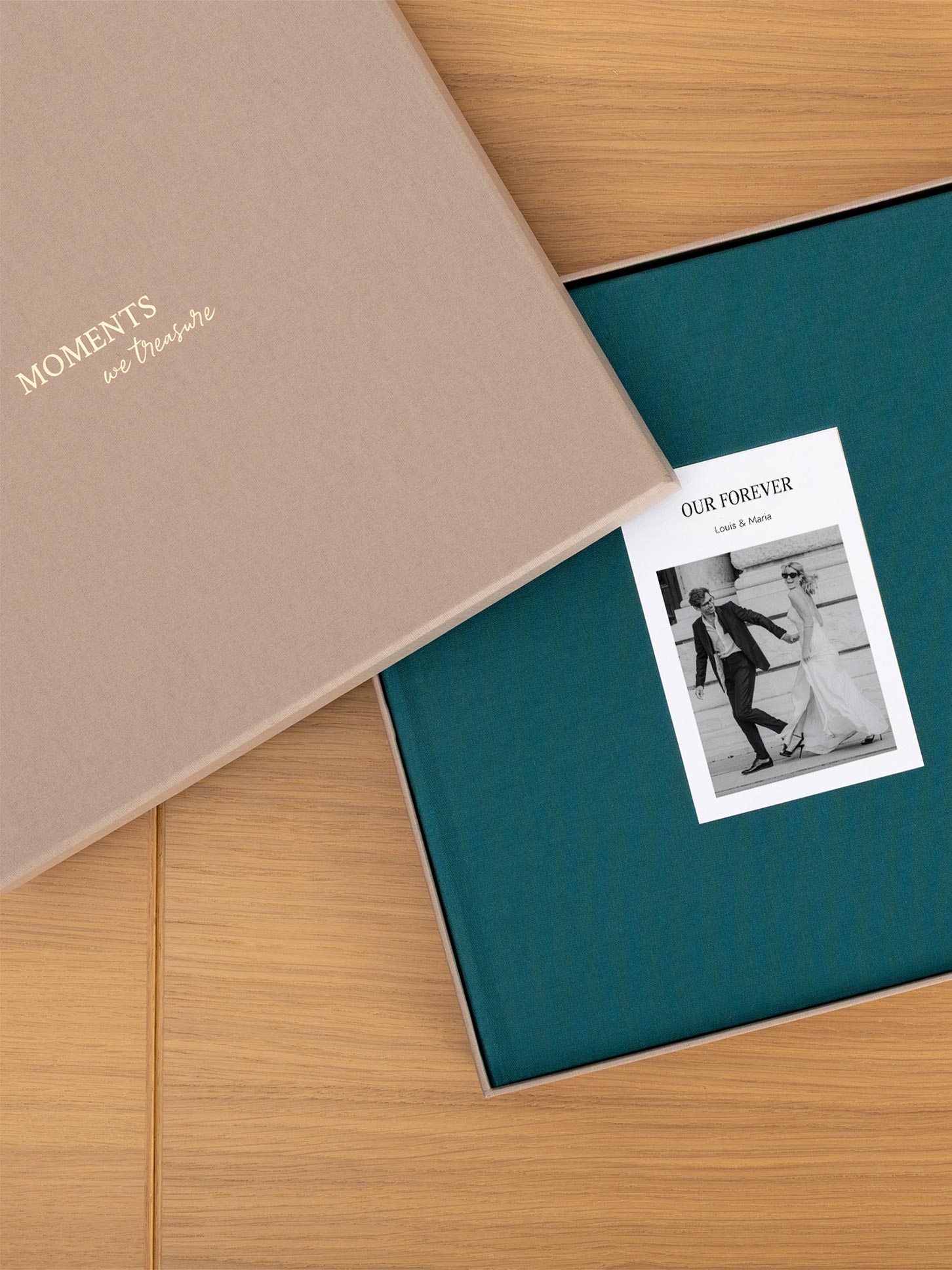 Fotobuch mit Stoffeinband mit Foto