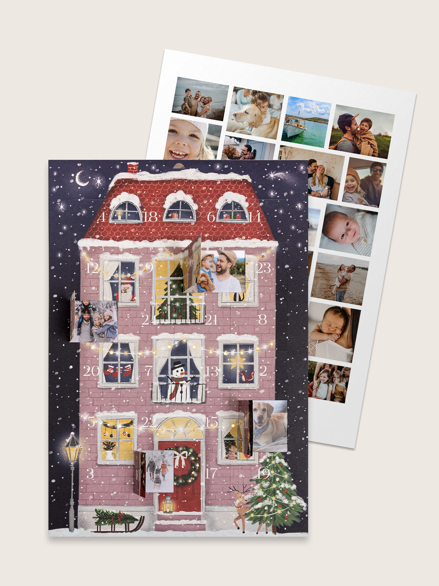 Calendrier de l'Avent Village de Noël