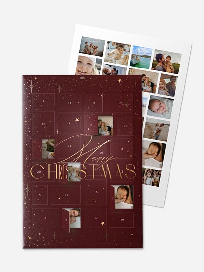 Adventskalender Festive Lettering